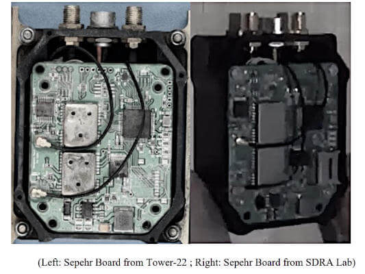 Sepehr navigation boards produced by SDRA