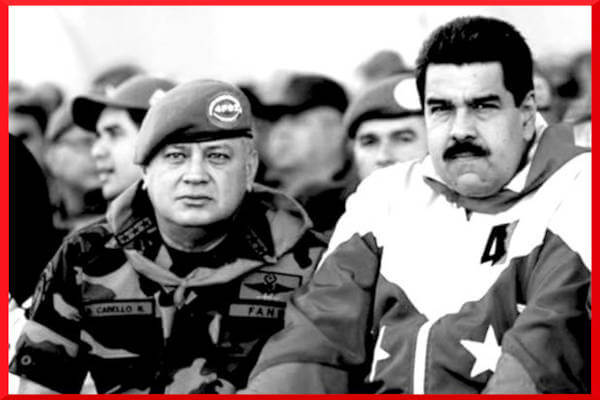 Diosdado Cabello e Nicolas Maduro