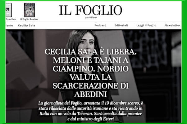 Cecilia Sala libera, Meloni pagherà il riscatto all'Iran /media/zsno01aj/cecilia-sala-libera.jpg